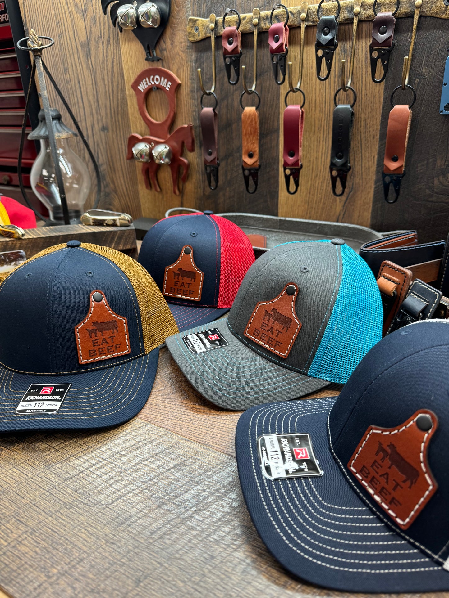 Eat Beef Ear Tag Hat